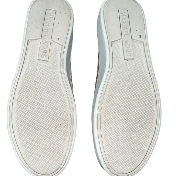 UC Michael Kors Pink & Gold Slip-On Athletic Shoes Women’s 9M - Picture 4 of 6